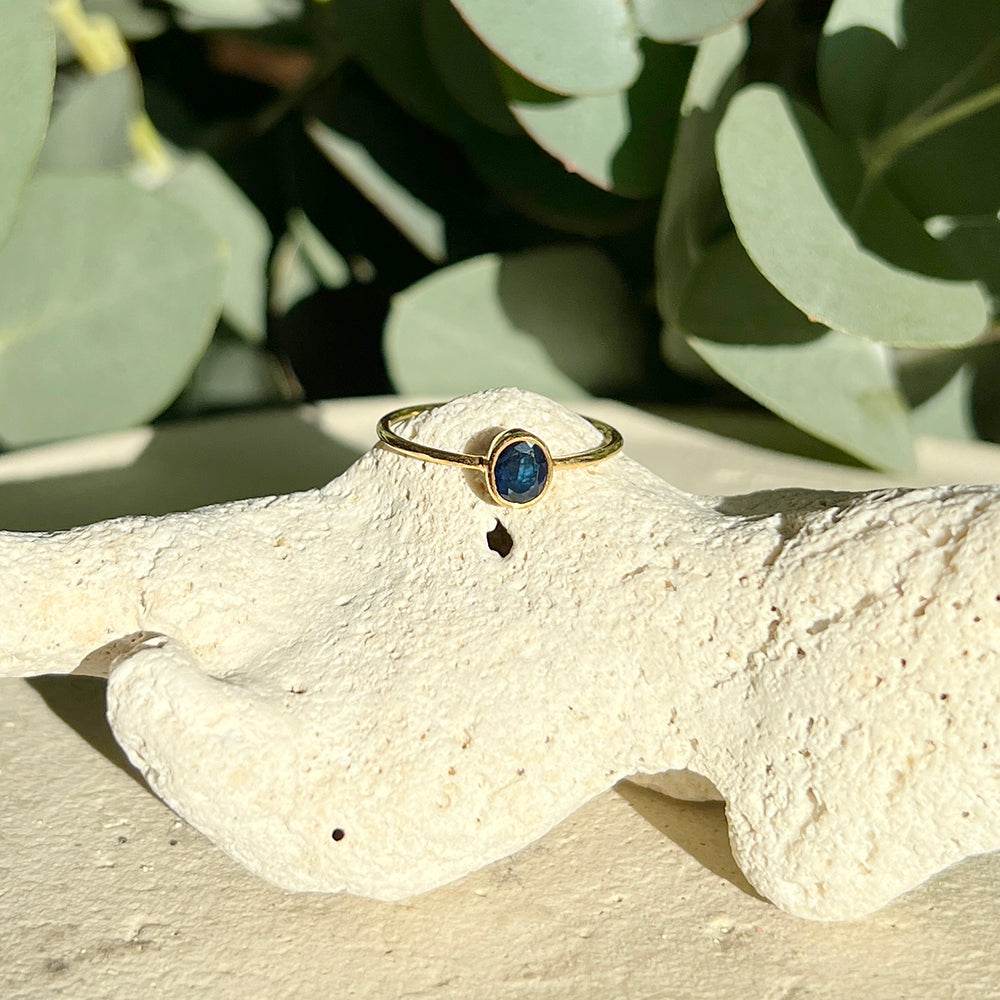 Natural Stone Ring [Sapphire 11]
