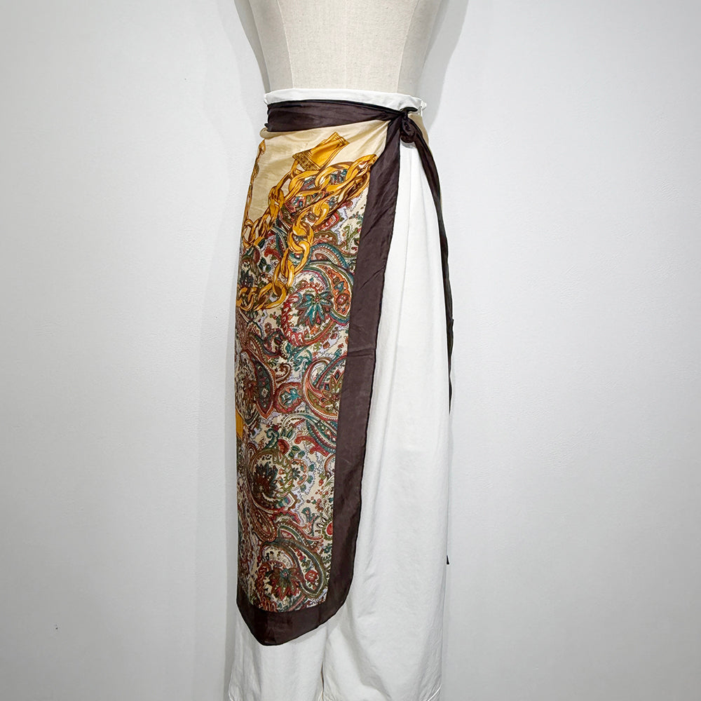 Vintage Silk scarf _M-11