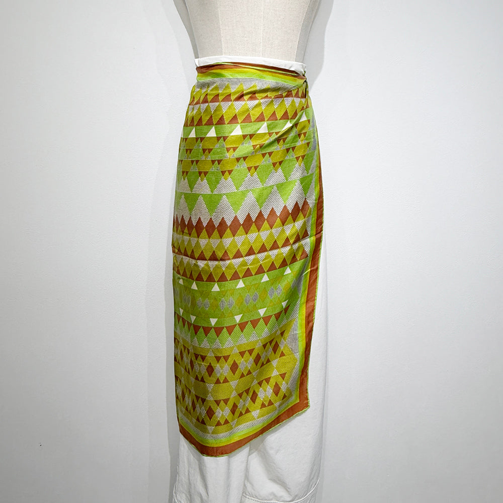 Vintage Silk scarf _M-9