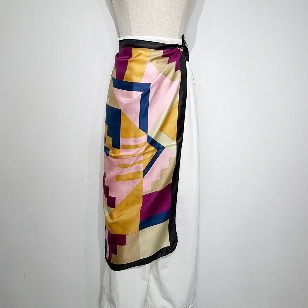 Vintage Silk scarf _M-4