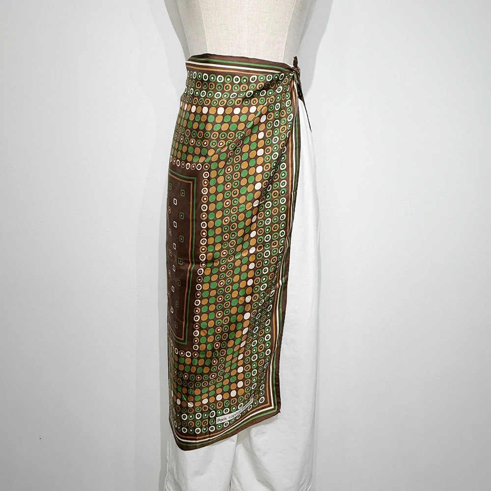 Vintage Silk scarf _M-24