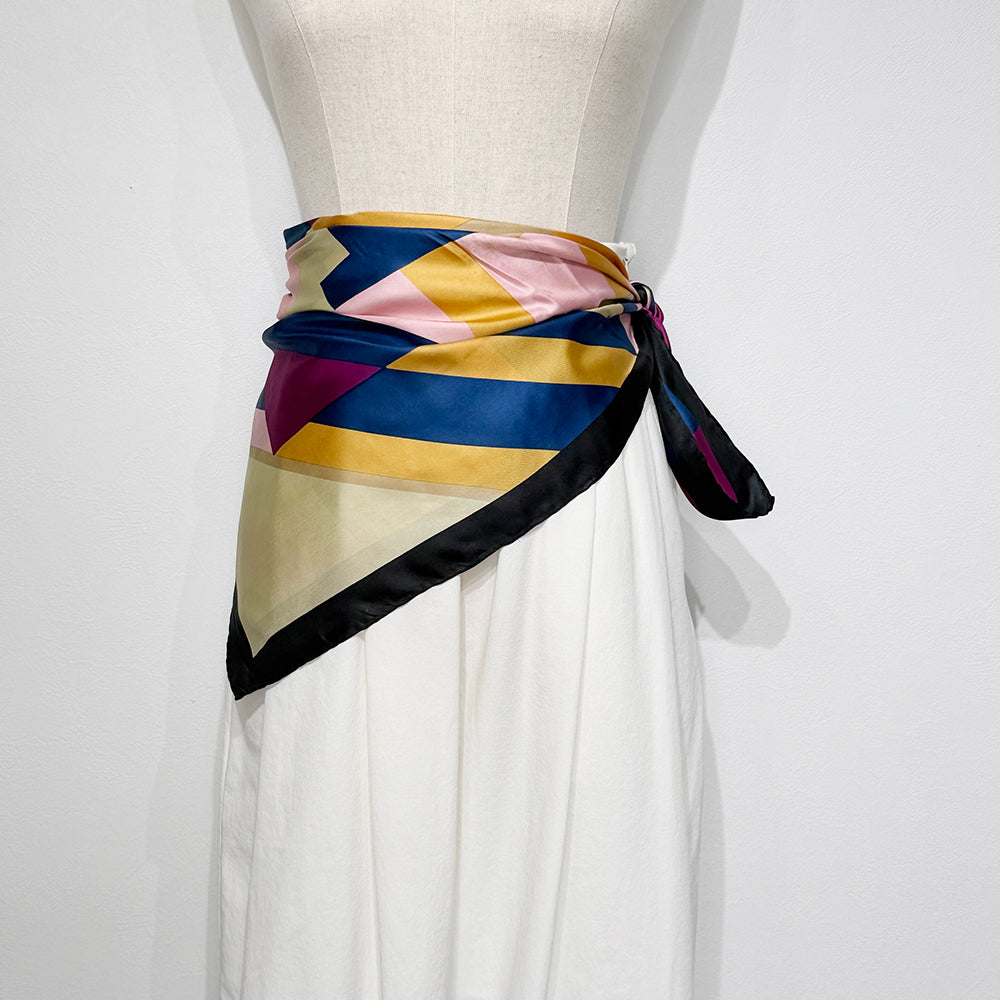 Vintage Silk scarf _M-4