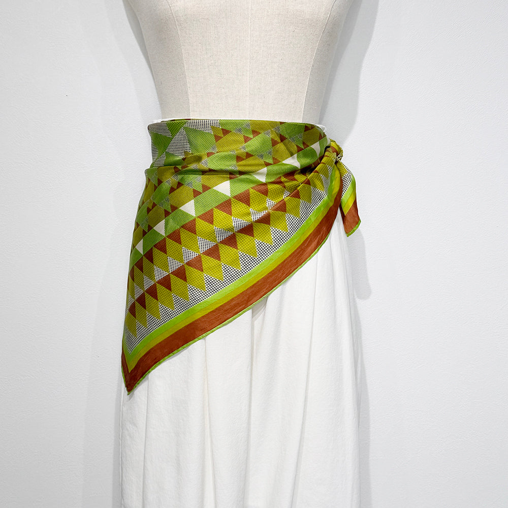 Vintage Silk scarf _M-9