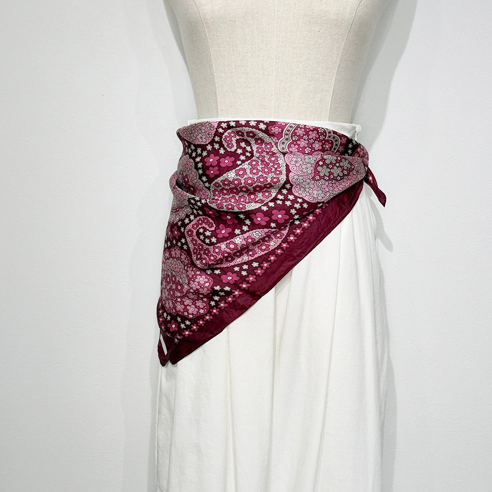 Vintage Silk scarf _M-29_