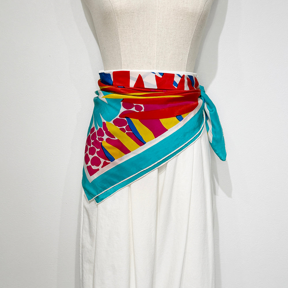 Vintage Silk scarf _M-2_