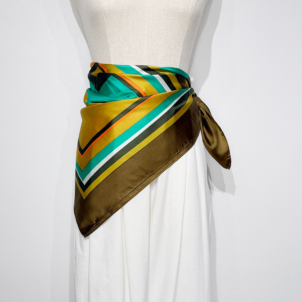Vintage Silk scarf _M-10