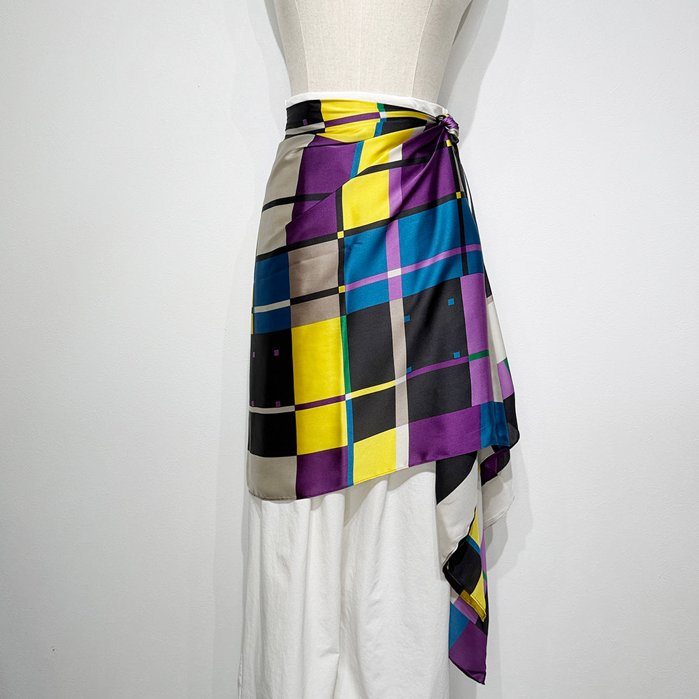 Vintage scarf _変形_9_