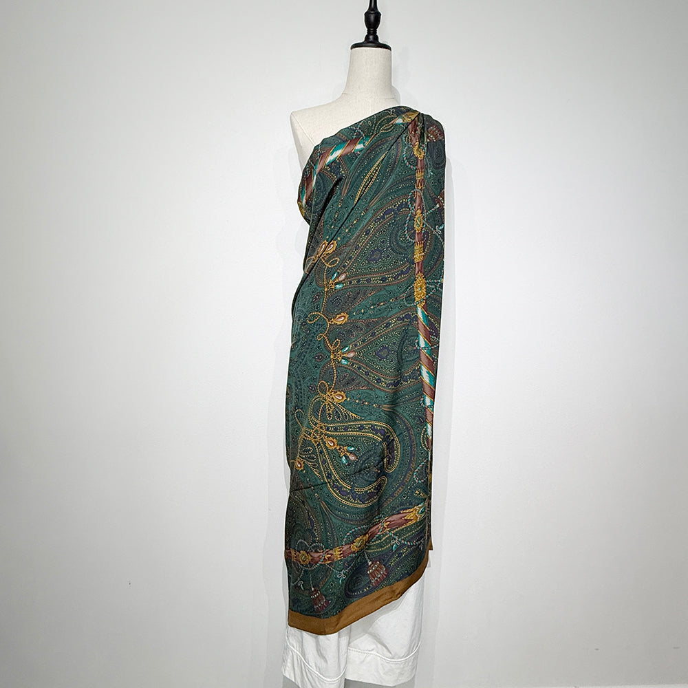 Vintage Silk scarf _XL_1