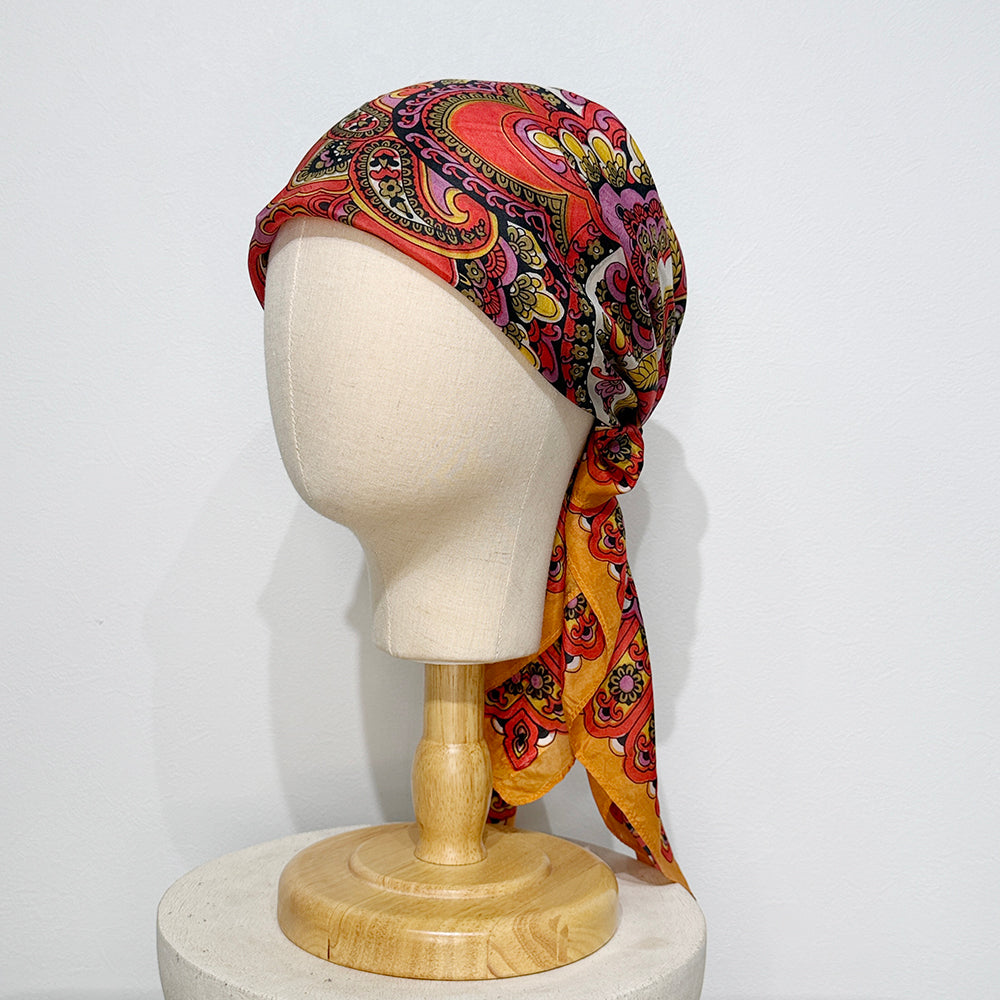 Vintage Silk scarf _M-3_