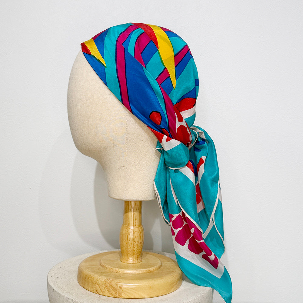 Vintage Silk scarf _M-2_