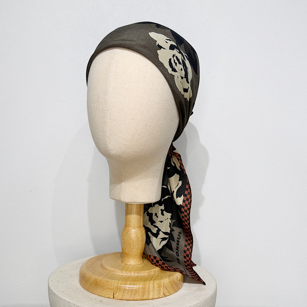 Vintage Silk scarf _M-12