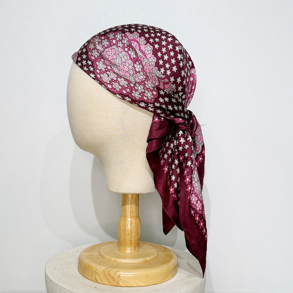 Vintage Silk scarf _M-29_