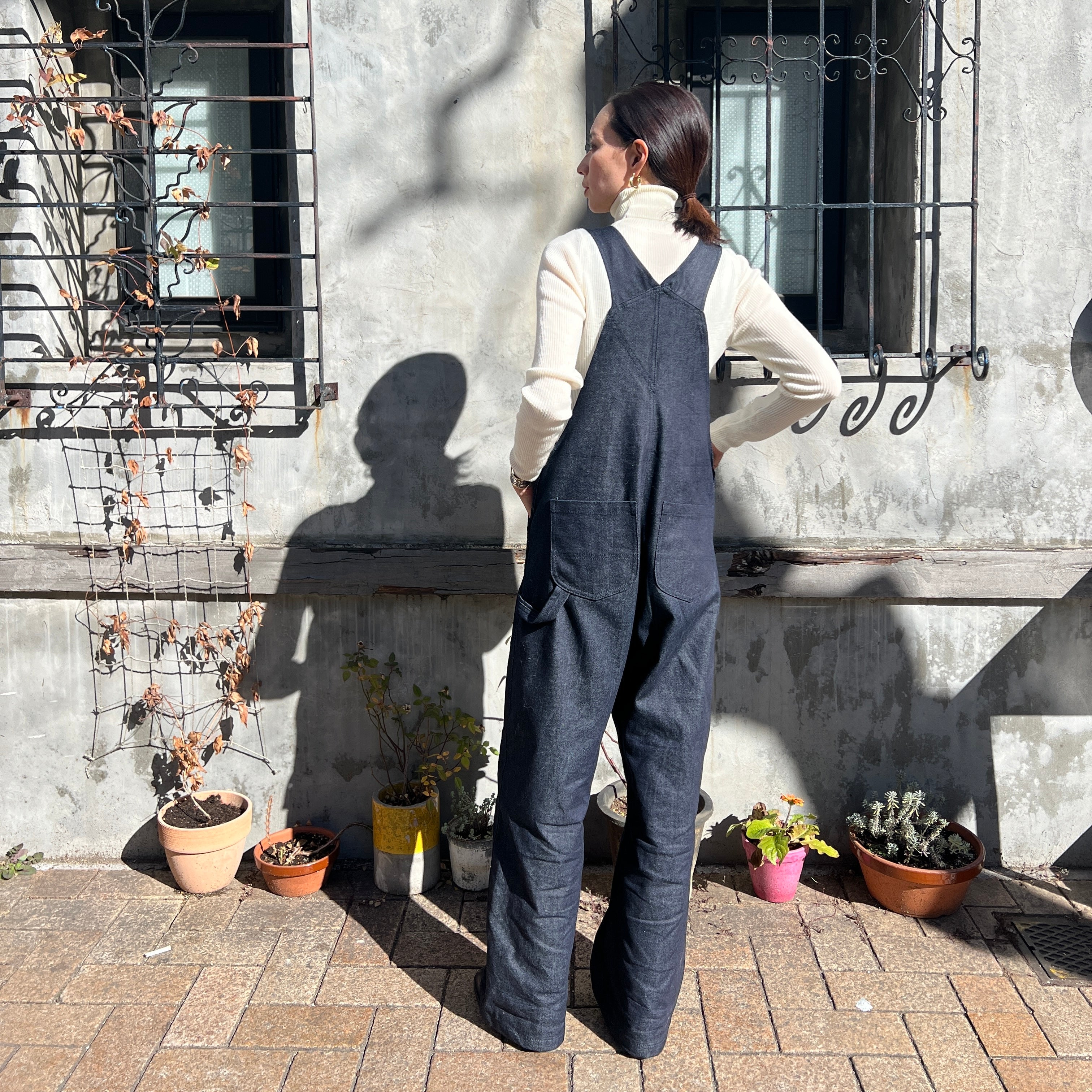 新品marihoja Original Rigid denim Overall Original Rigid denim Overall