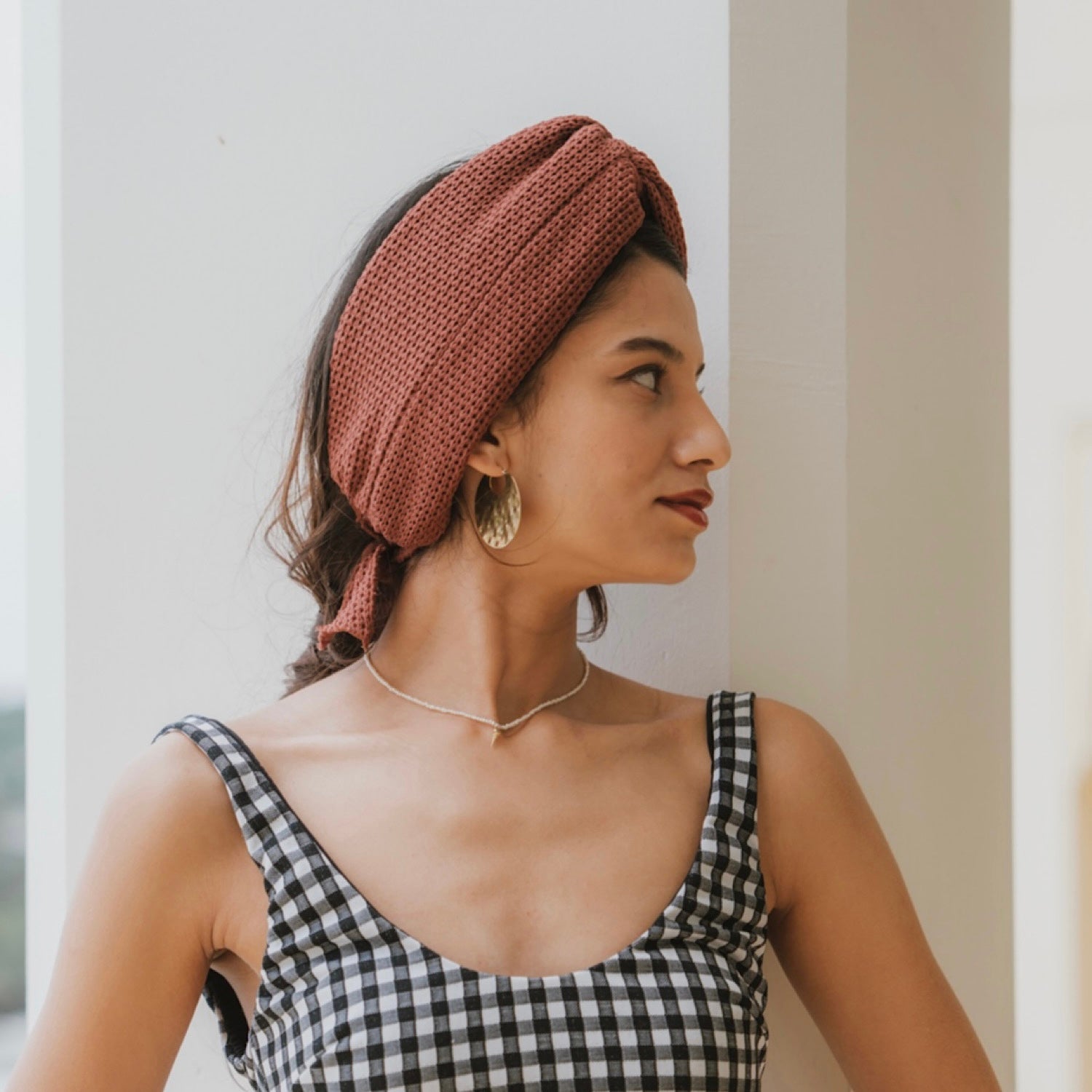 marihoja マリホジャ　India Silk Turban Hat India Silk Turban Hat