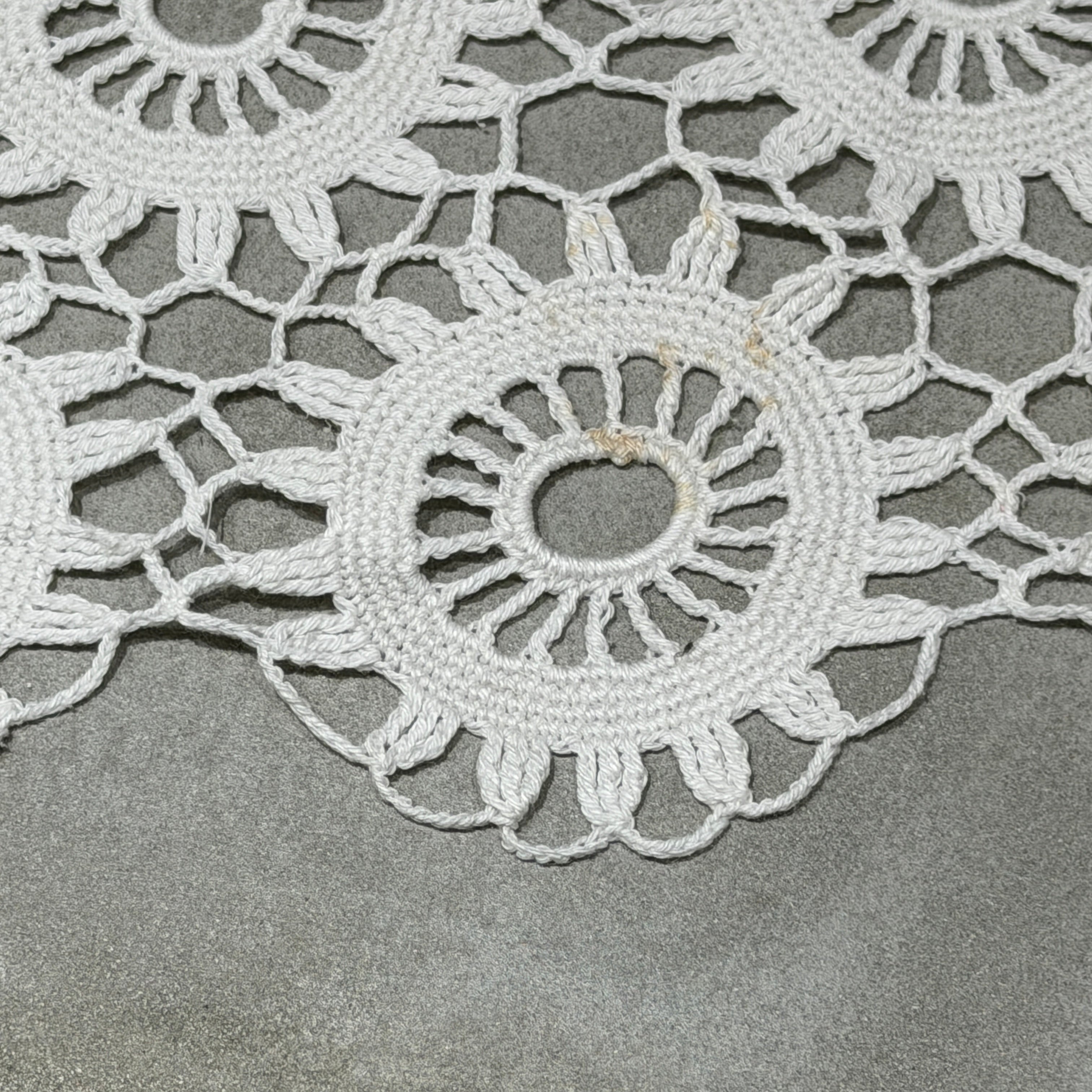 Vintage Lace Wrap Skirt _ white 4
