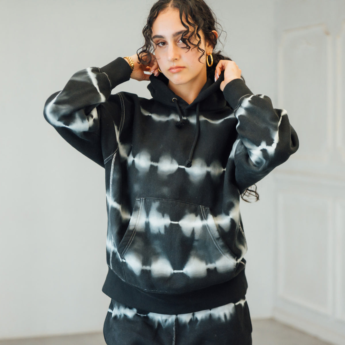 Line Dye Hoodie