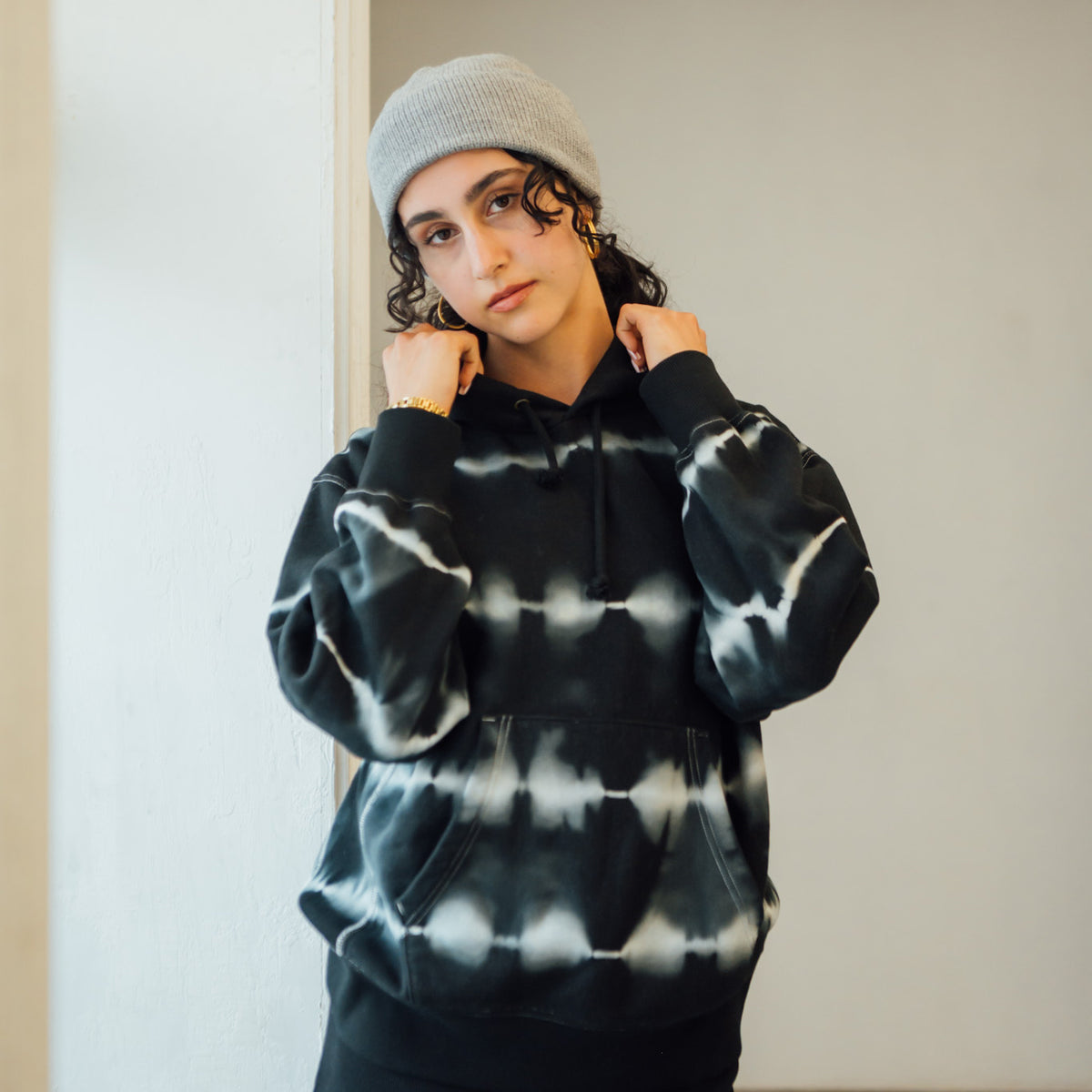 Line Dye Hoodie