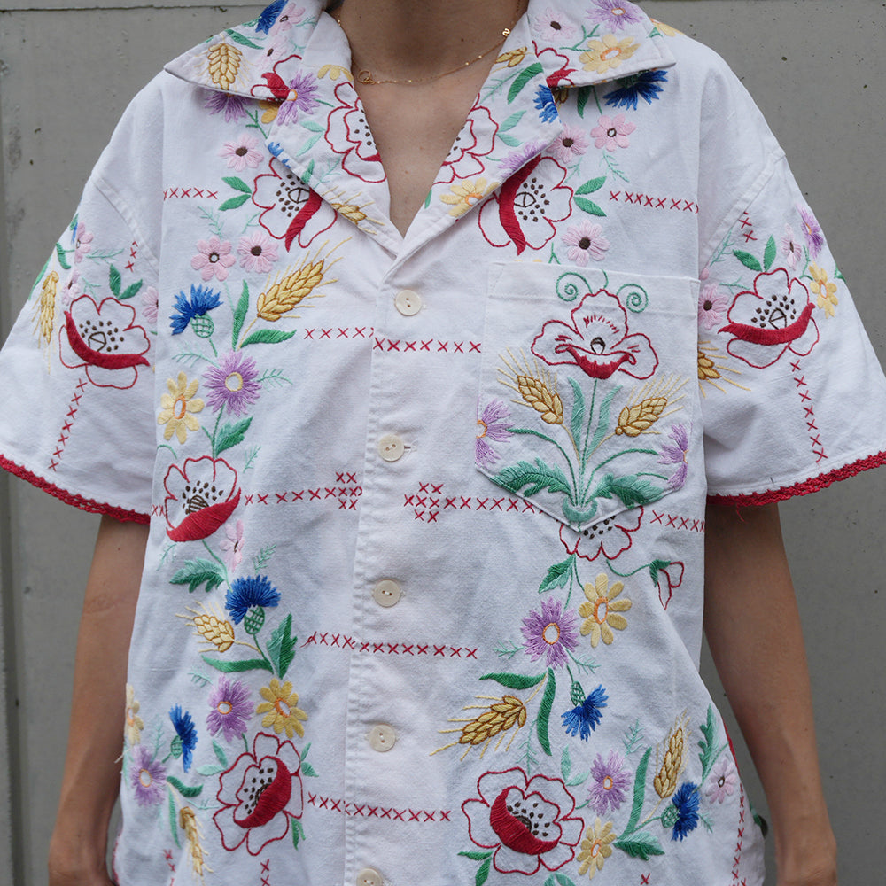 Remake Embroidery Shirt M