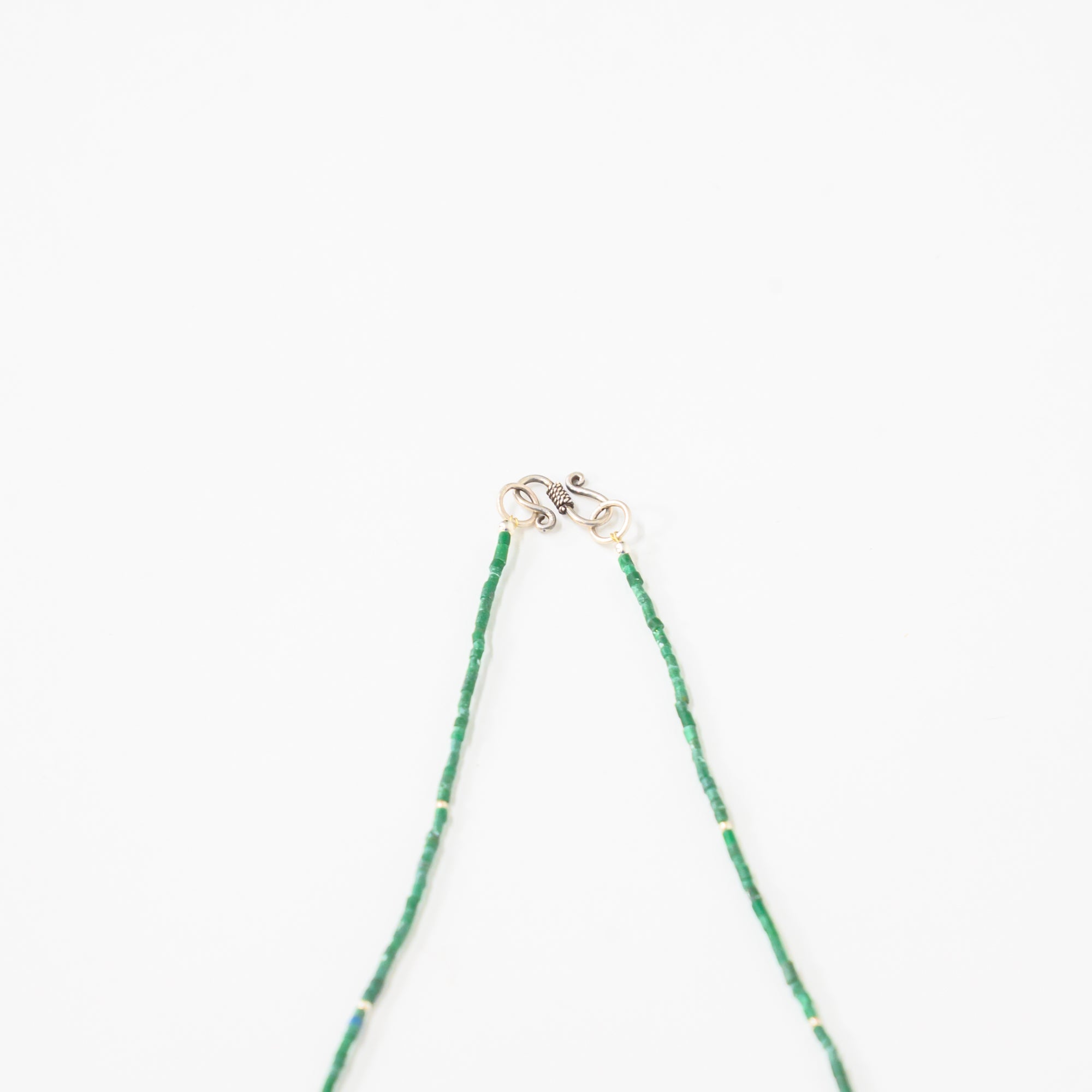 Vintage Stone Beads  Clear Quartz Choker