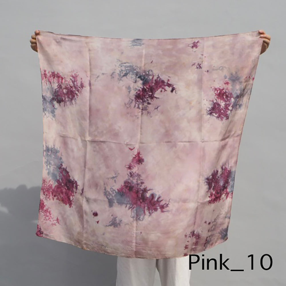 花影 -HANAKAGE- Silk Scarf  _PINK_