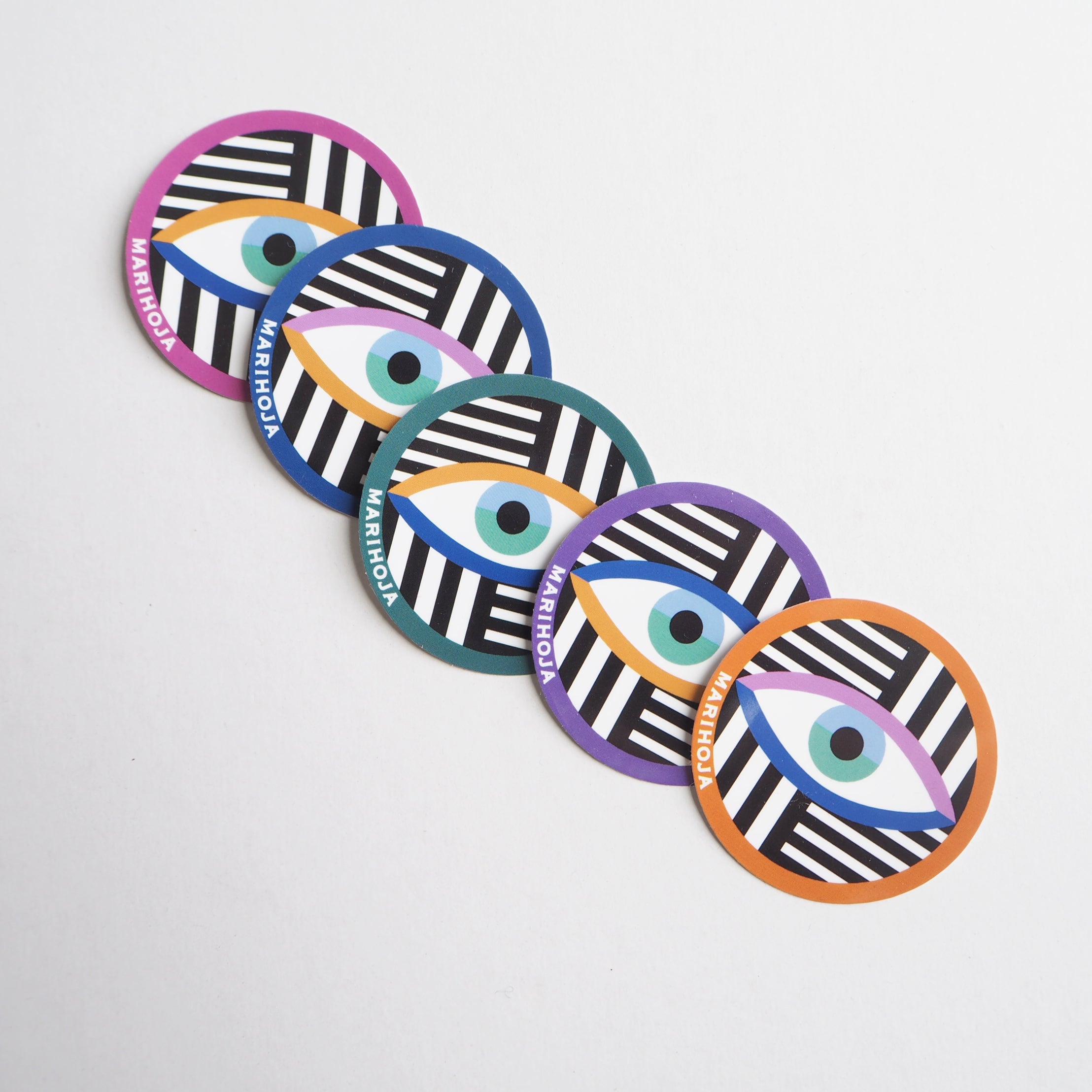 【set of 5】Eye Sticker