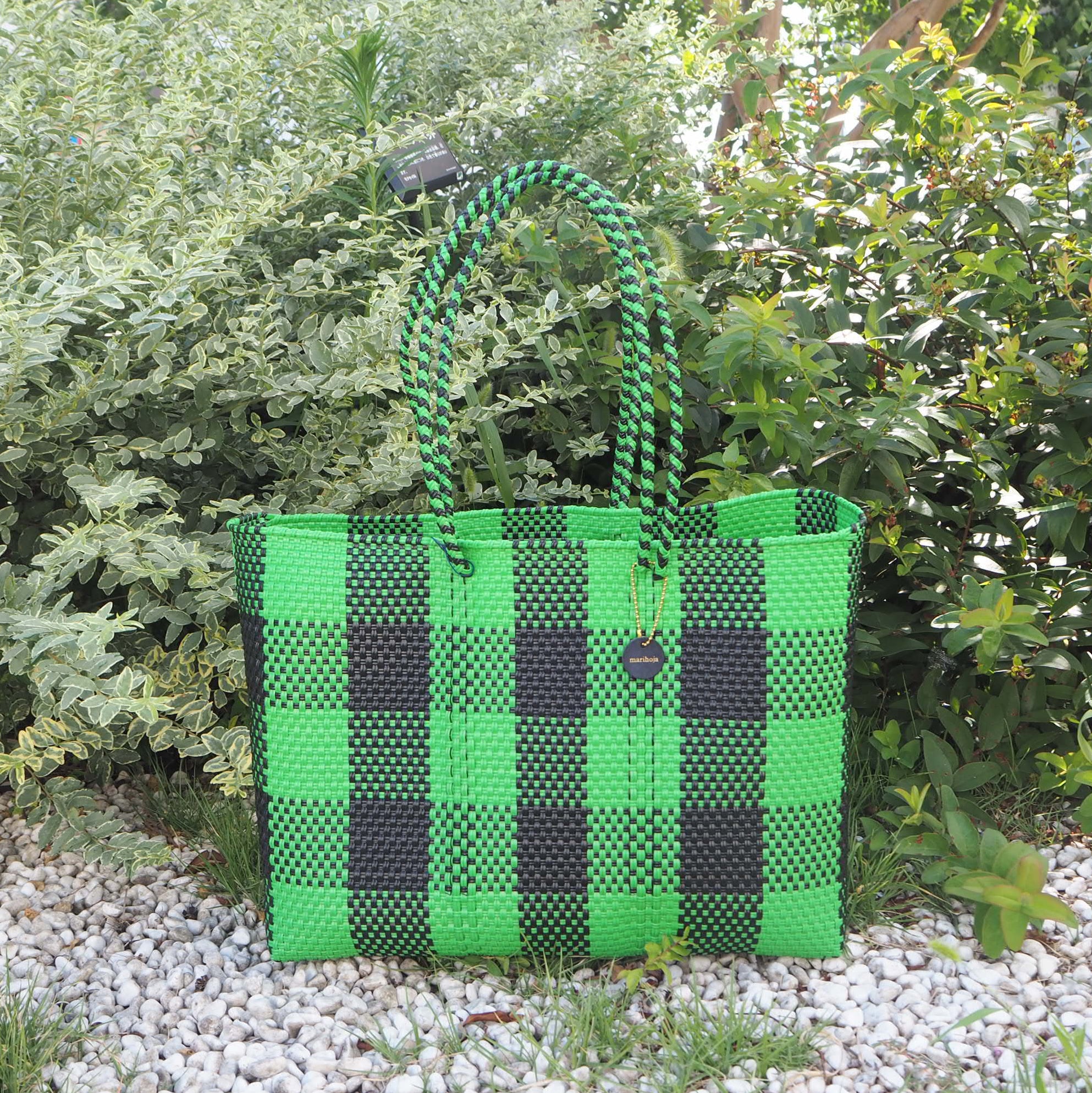 Mercado Bag Isabel Long_18　Green check