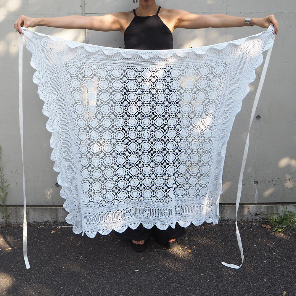 Vintage Lace Wrap Skirt 11