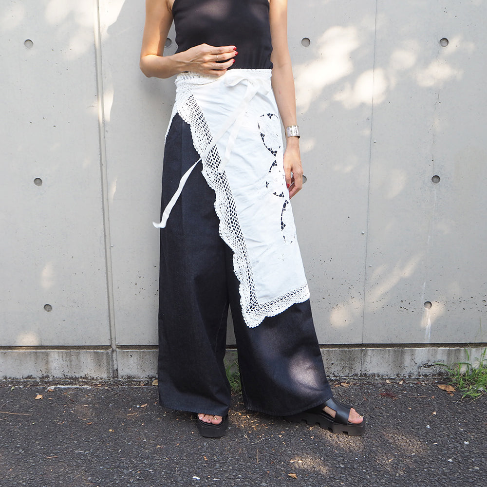 Vintage Lace Wrap Skirt 15