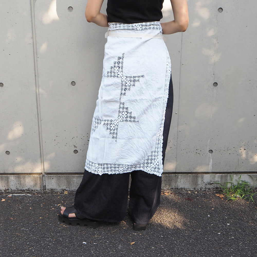 Vintage Lace Wrap Skirt 19