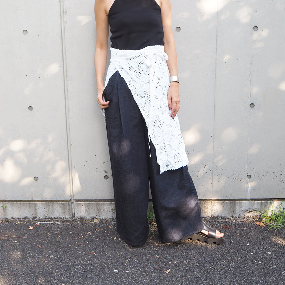 Vintage Lace Wrap Skirt 21