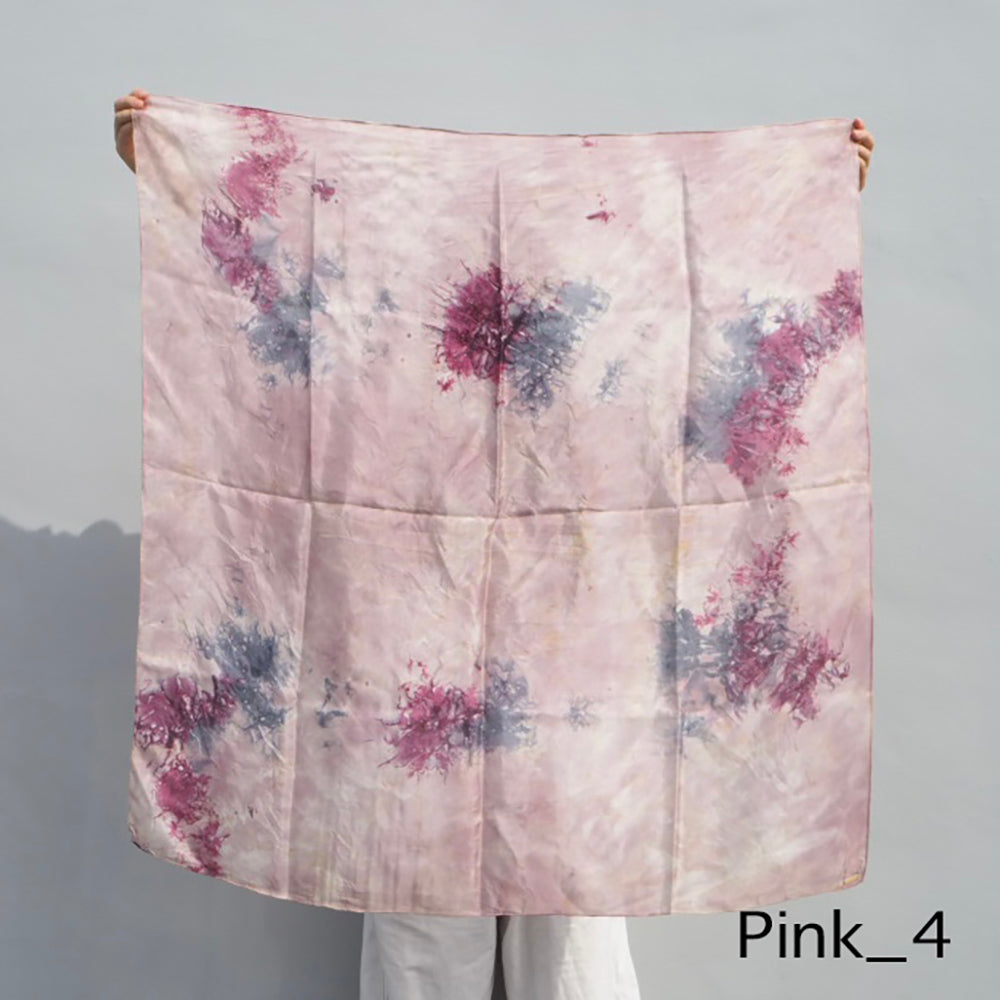 花影 -HANAKAGE- Silk Scarf  _PINK_