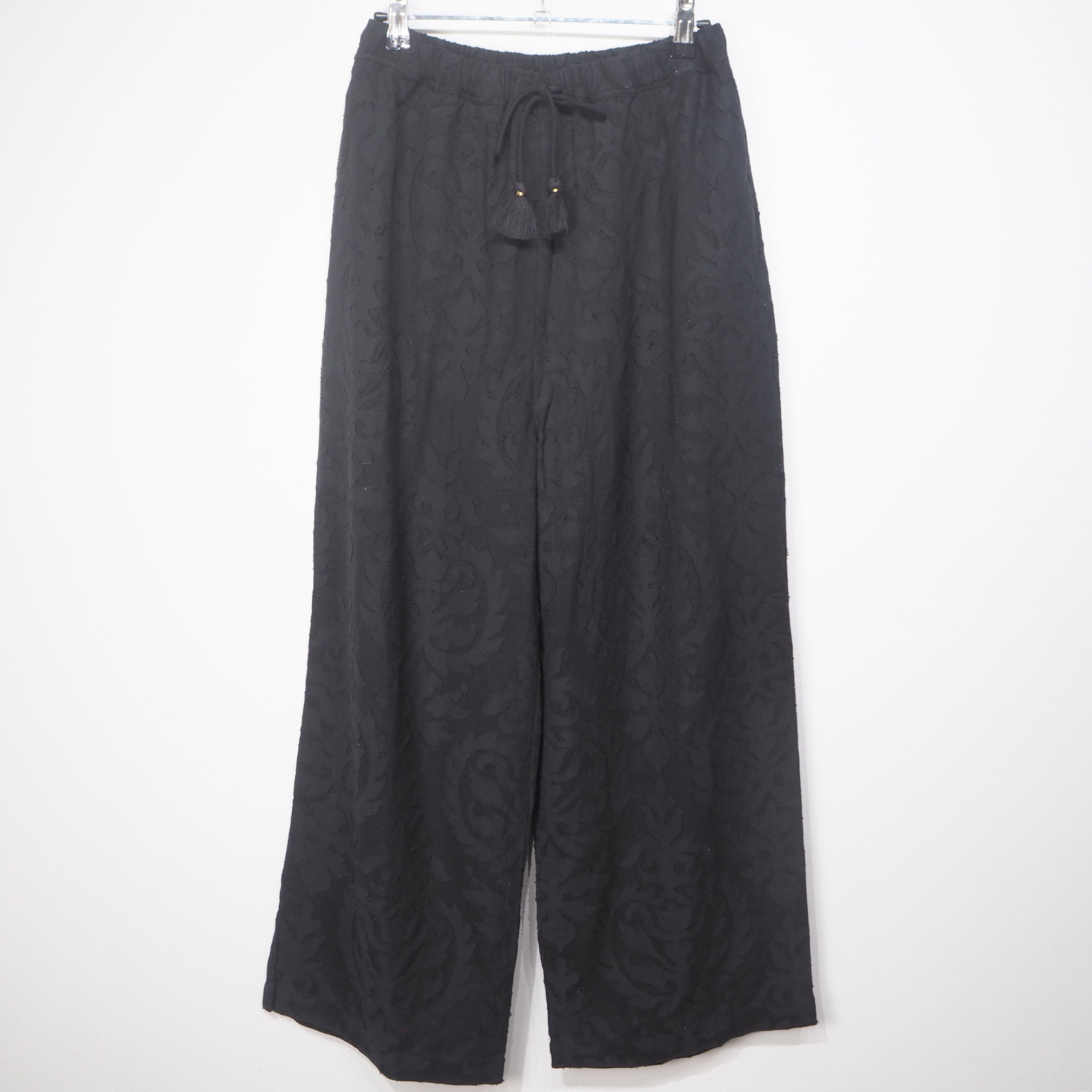 Pantalones de jacquard con encaje de la India