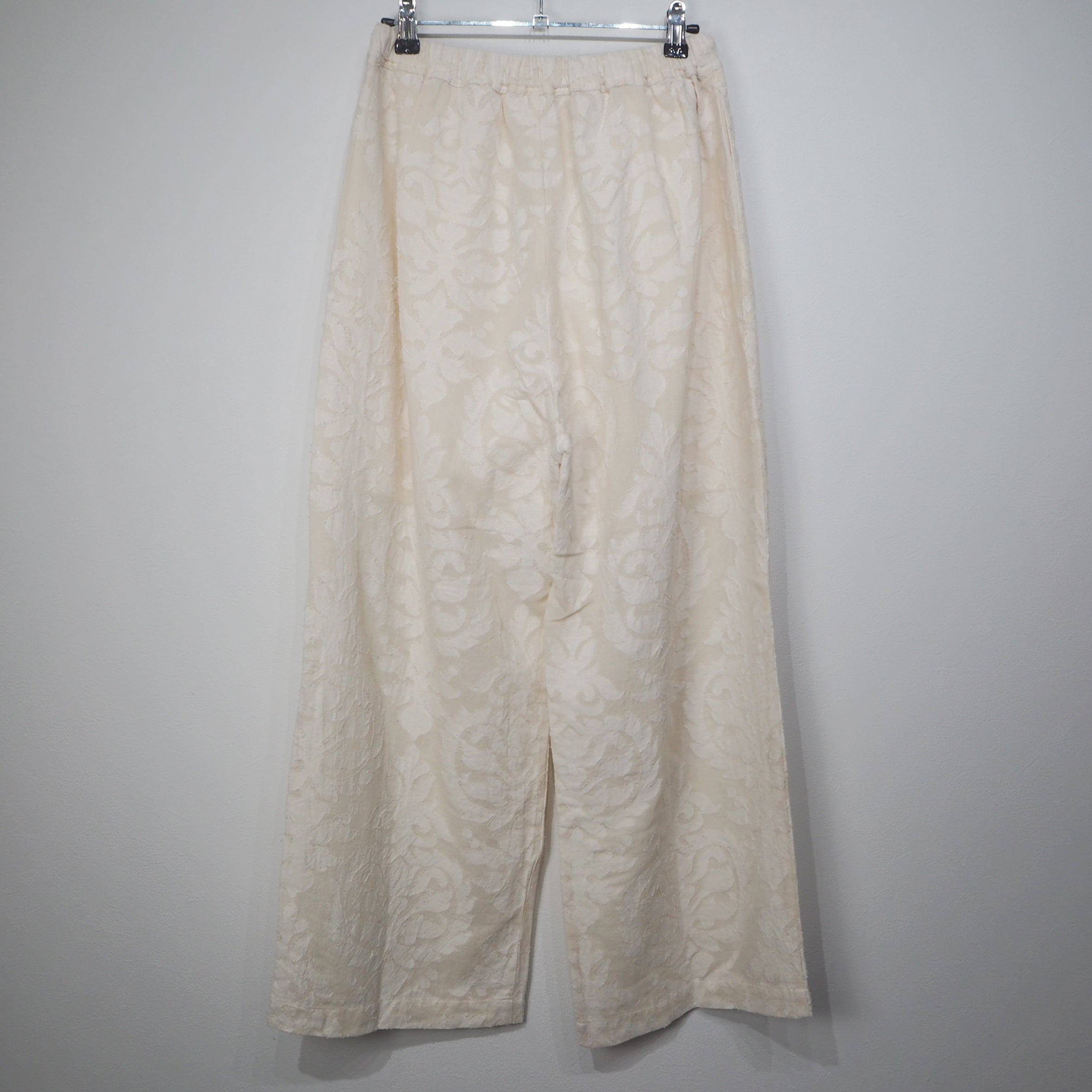 Pantalones de jacquard con encaje de la India