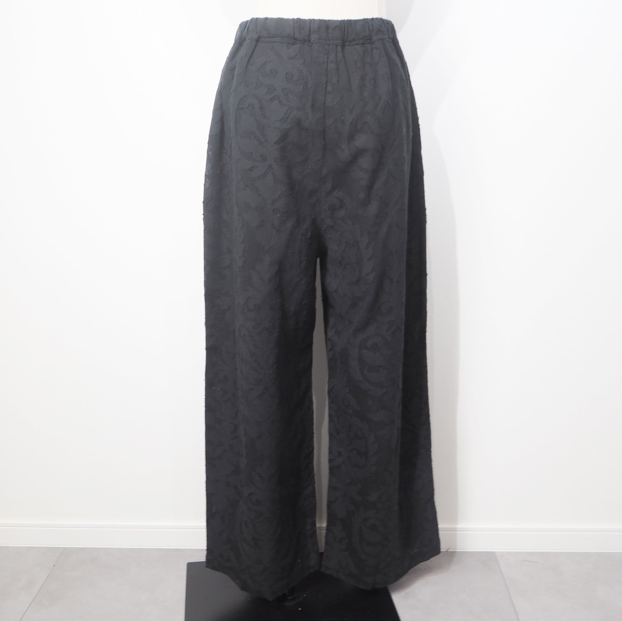 Pantalones de jacquard con encaje de la India