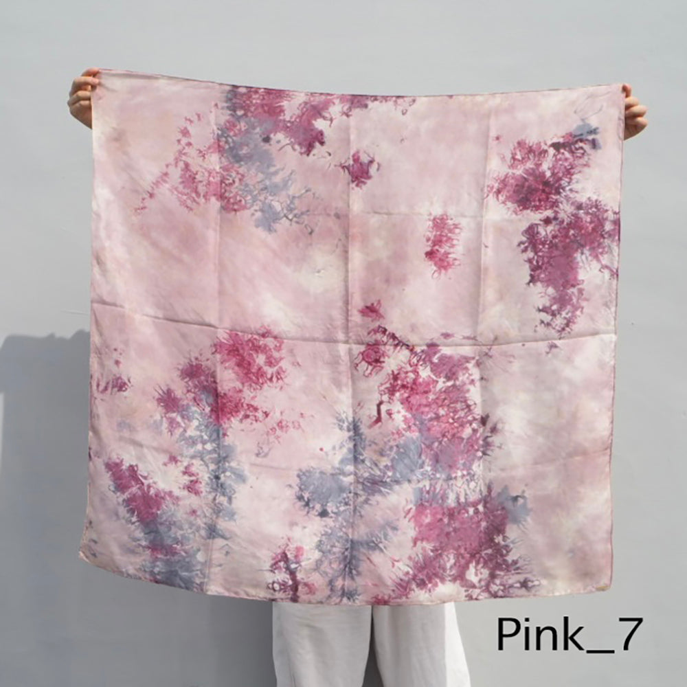 花影 -HANAKAGE- Silk Scarf  _PINK_