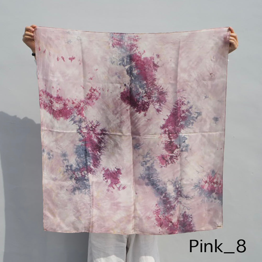 花影 -HANAKAGE- Silk Scarf  _PINK_