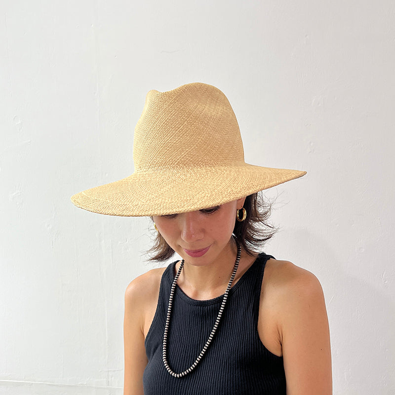 Vintage Panama Fedora Hat 