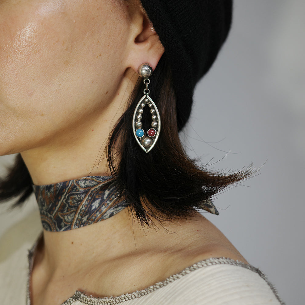 Vintage  Mexican Drop Earrings