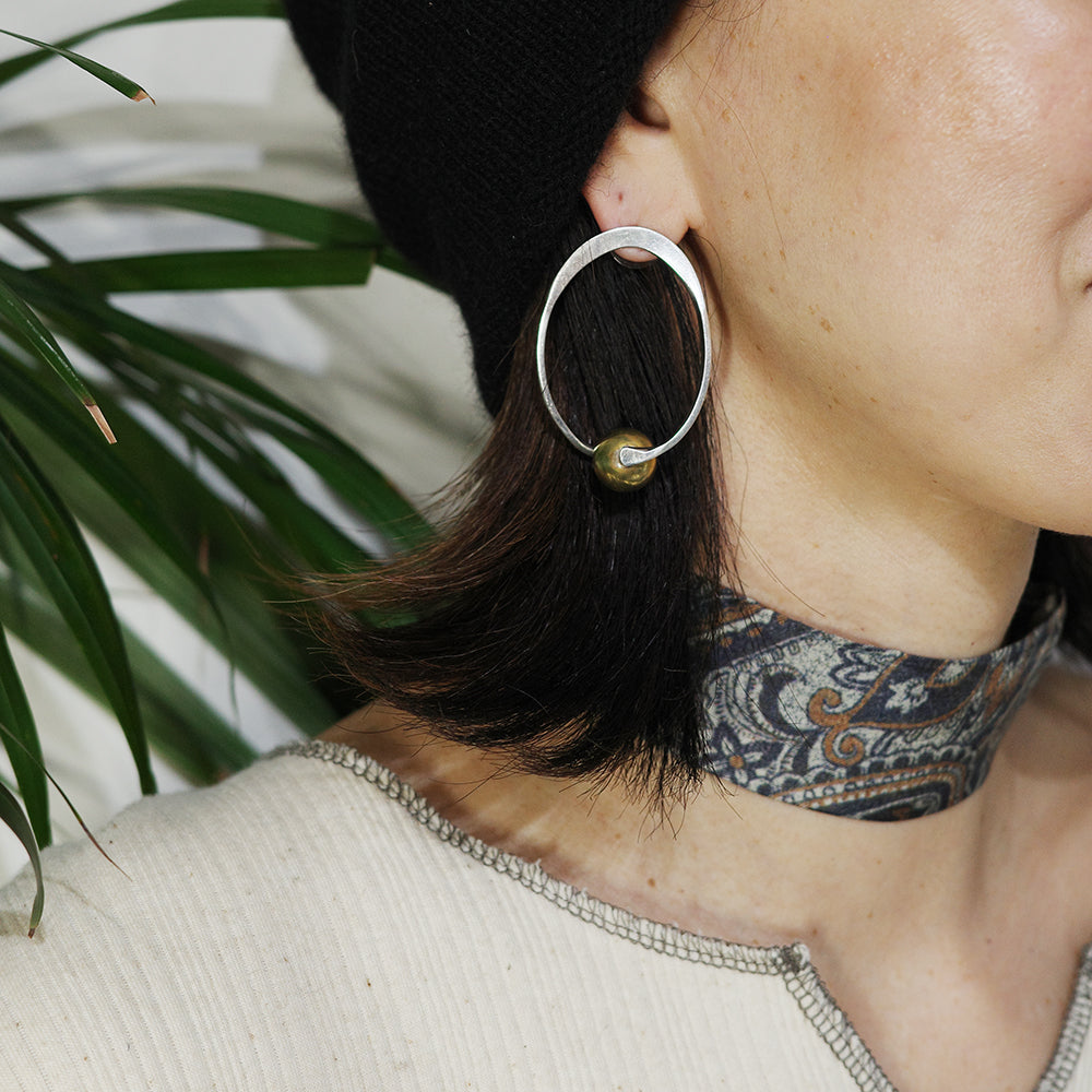 marihoja マリホジャ Combination Plate Earring marihoja マリホジャ Combination Plate Earring