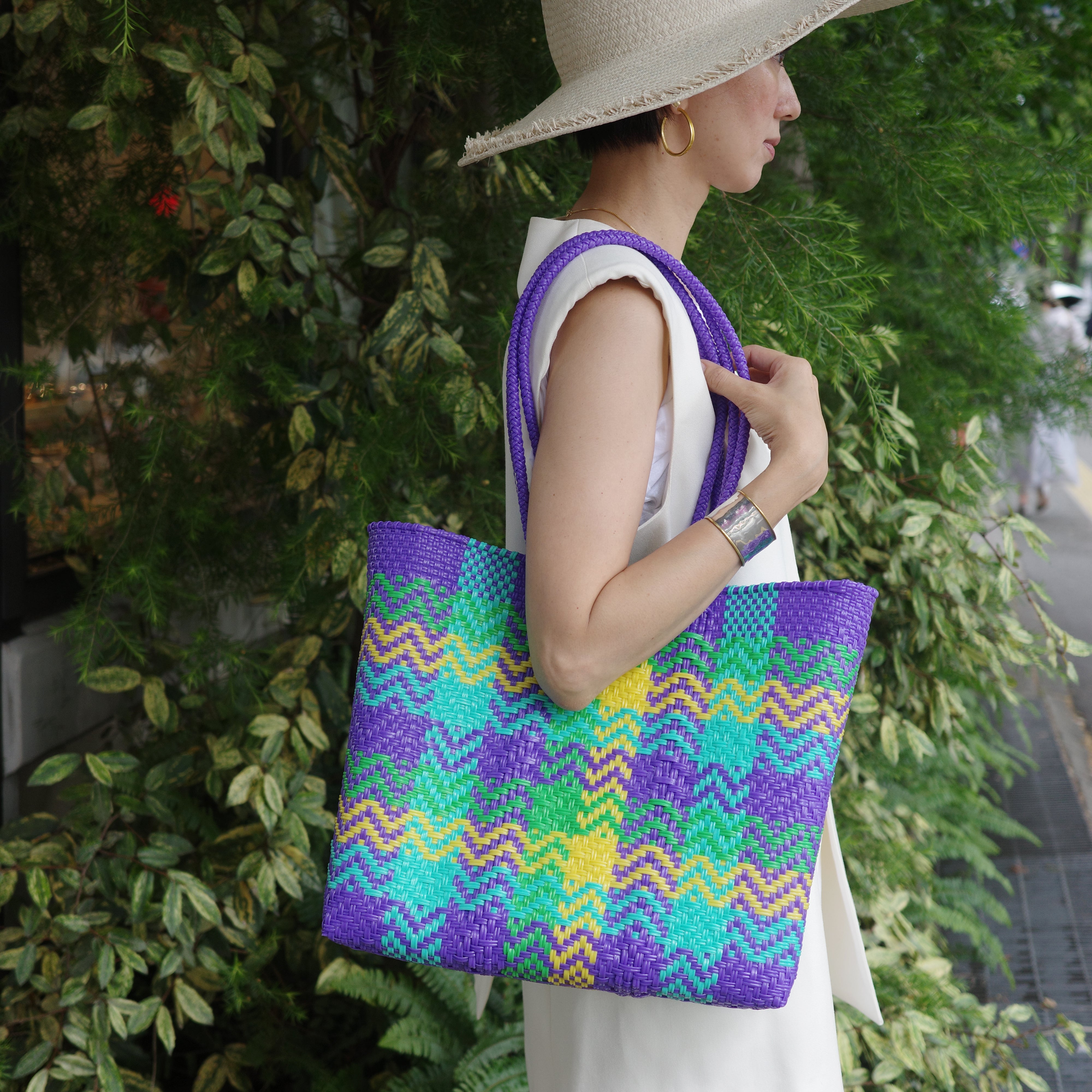 福袋 公式 Mercado Bag Amaria (Long handle) かごバッグ