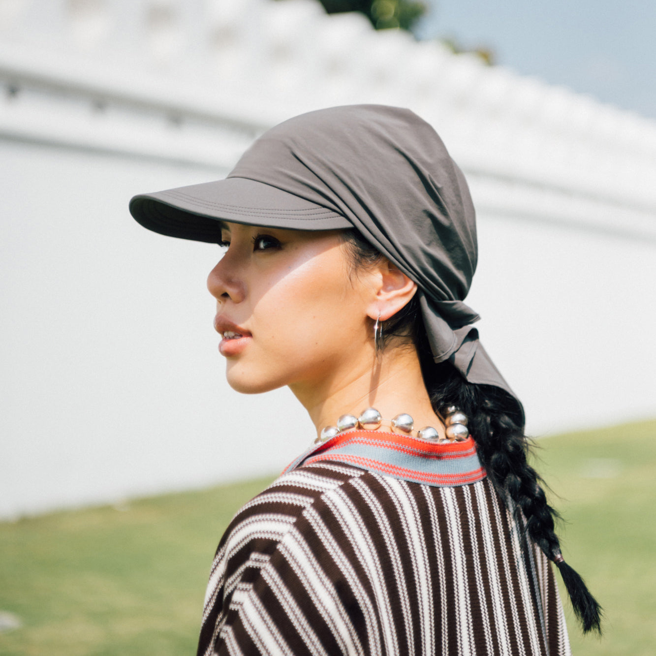 予約】Stretch Scarf Cap