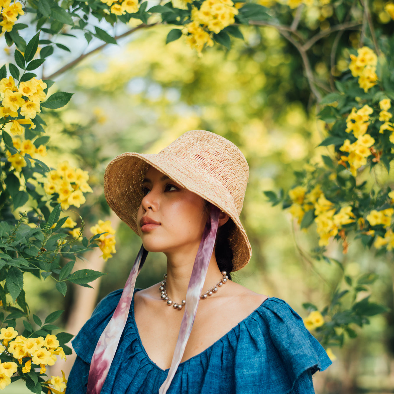 美品♡ marihoja × ETRE TOKYO チェック　ハット 美品 marihoja ETRE TOKYO 緑 パターンソフトキャペリンハット - メルカリ