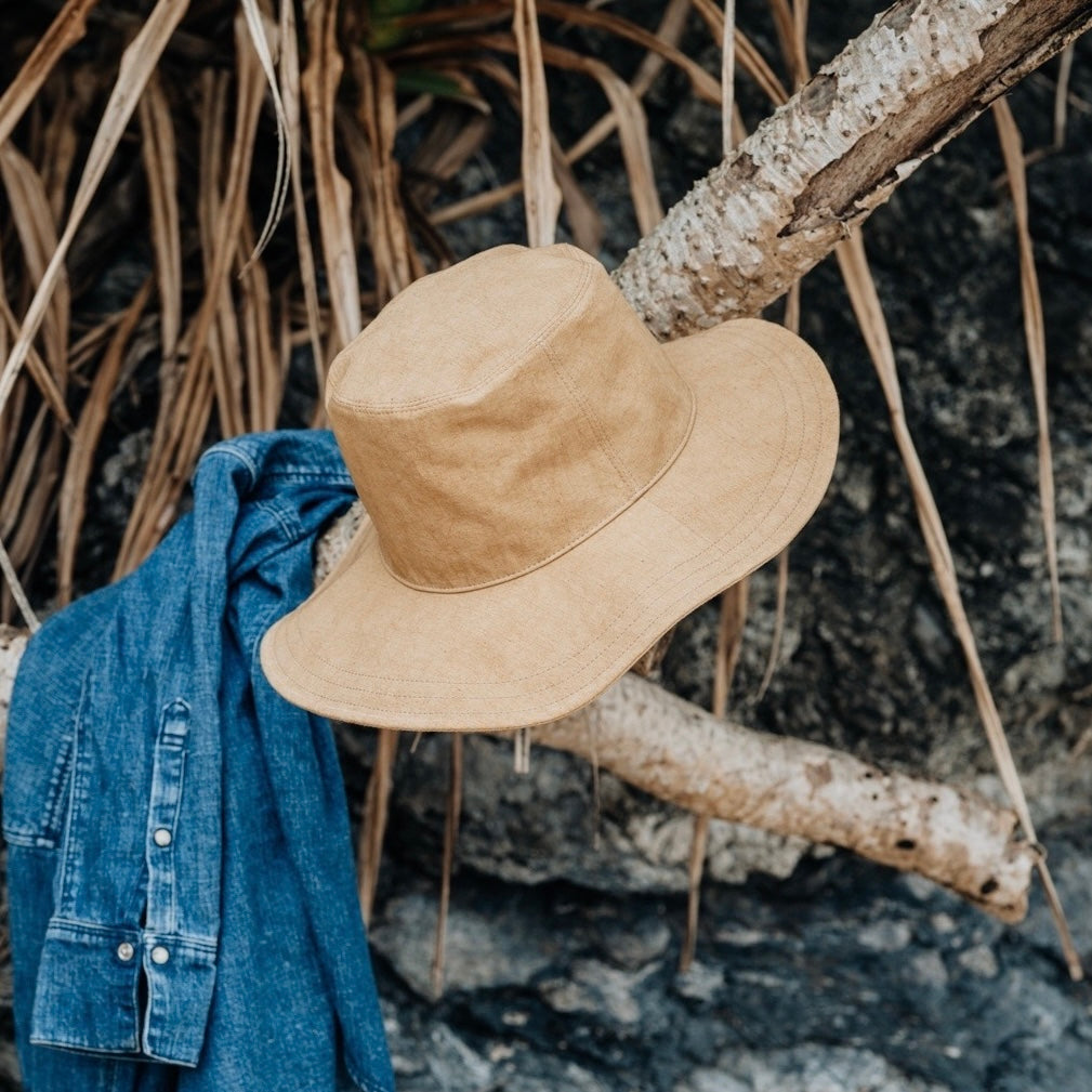 Linen Frill Hat