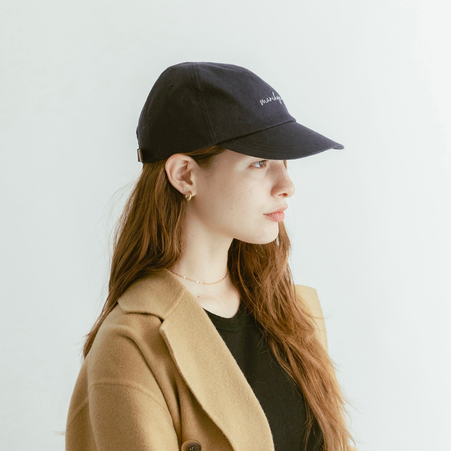 Gorra de lino con logo
