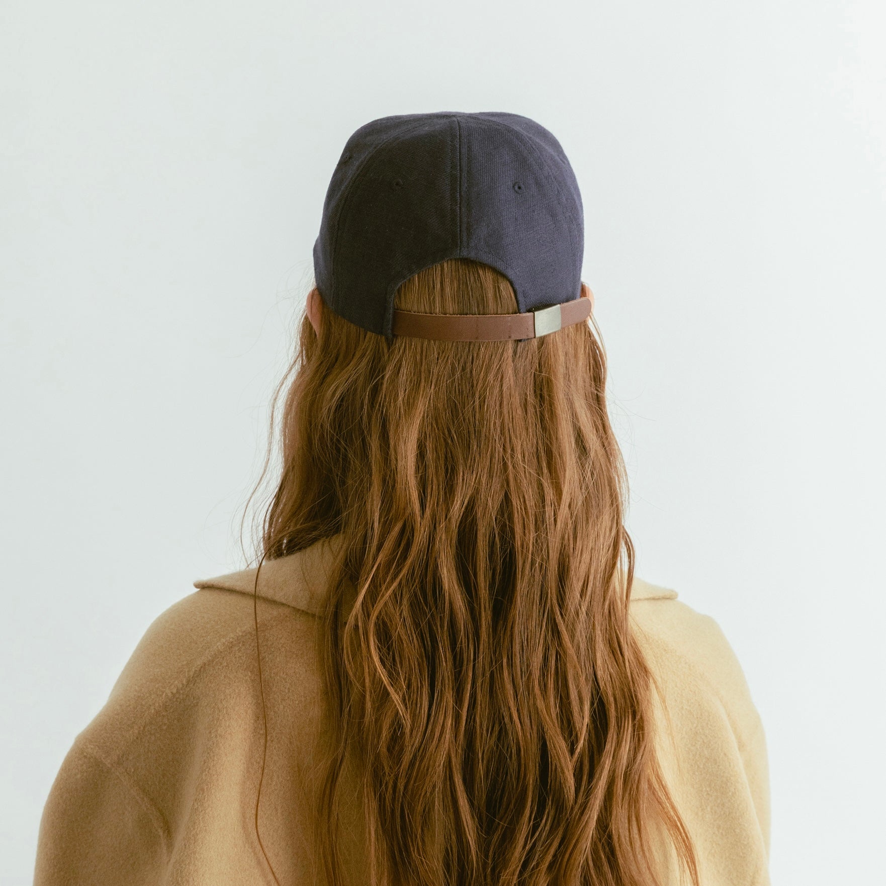 Gorra de lino con logo