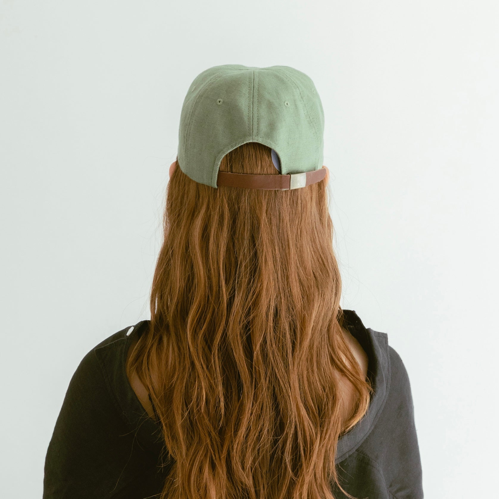 Gorra de lino con logo