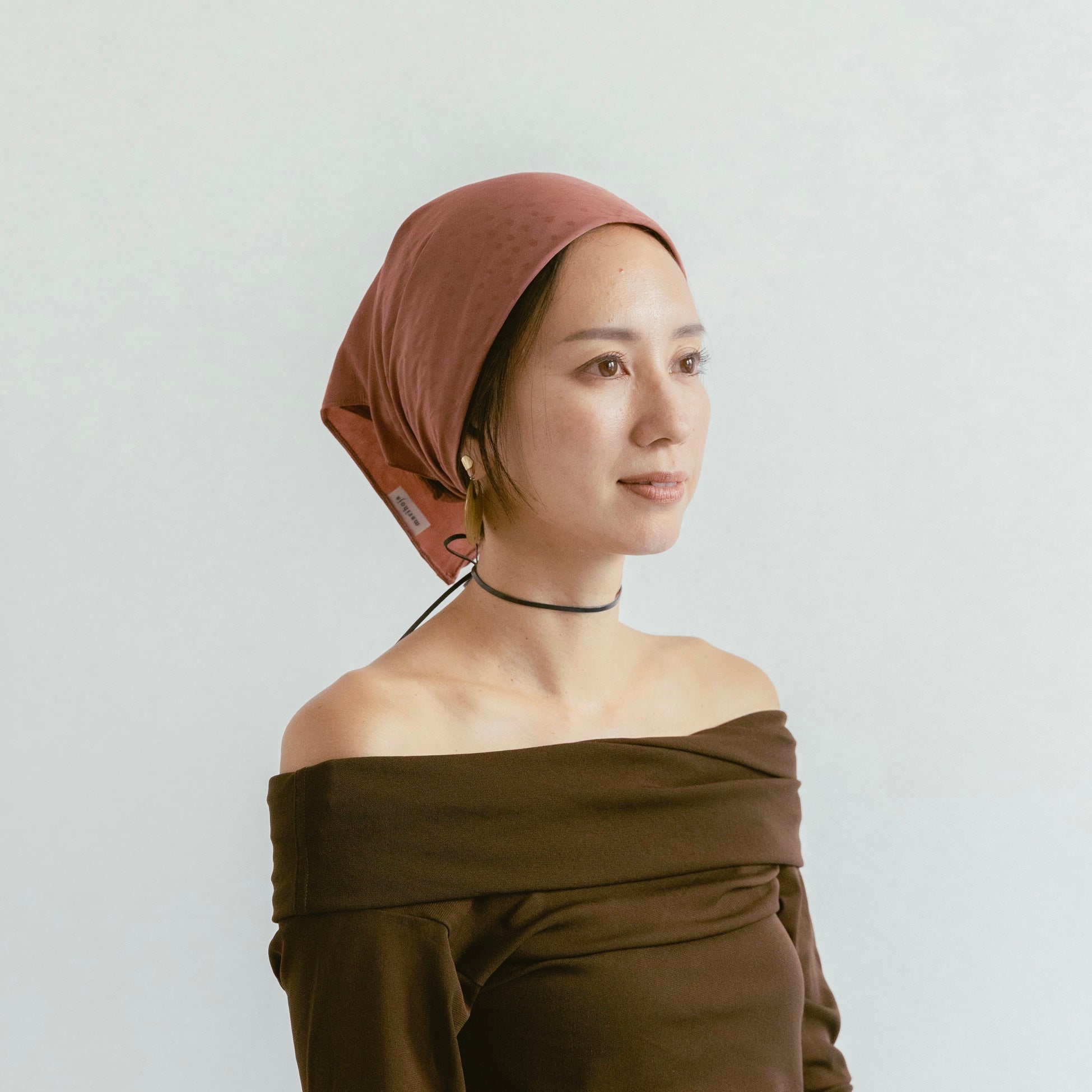 Dot Satin Scarf