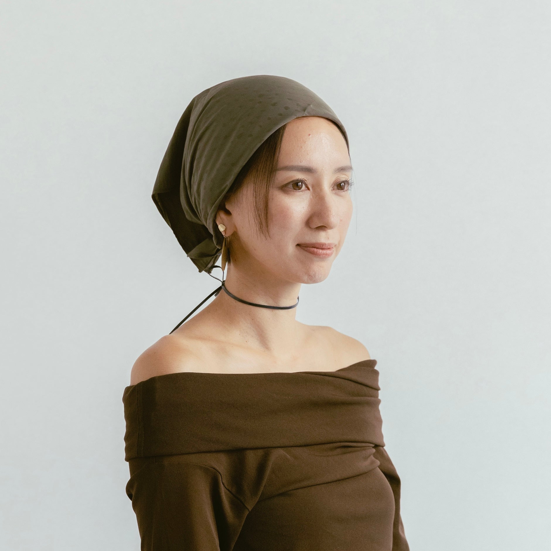Dot Satin Scarf