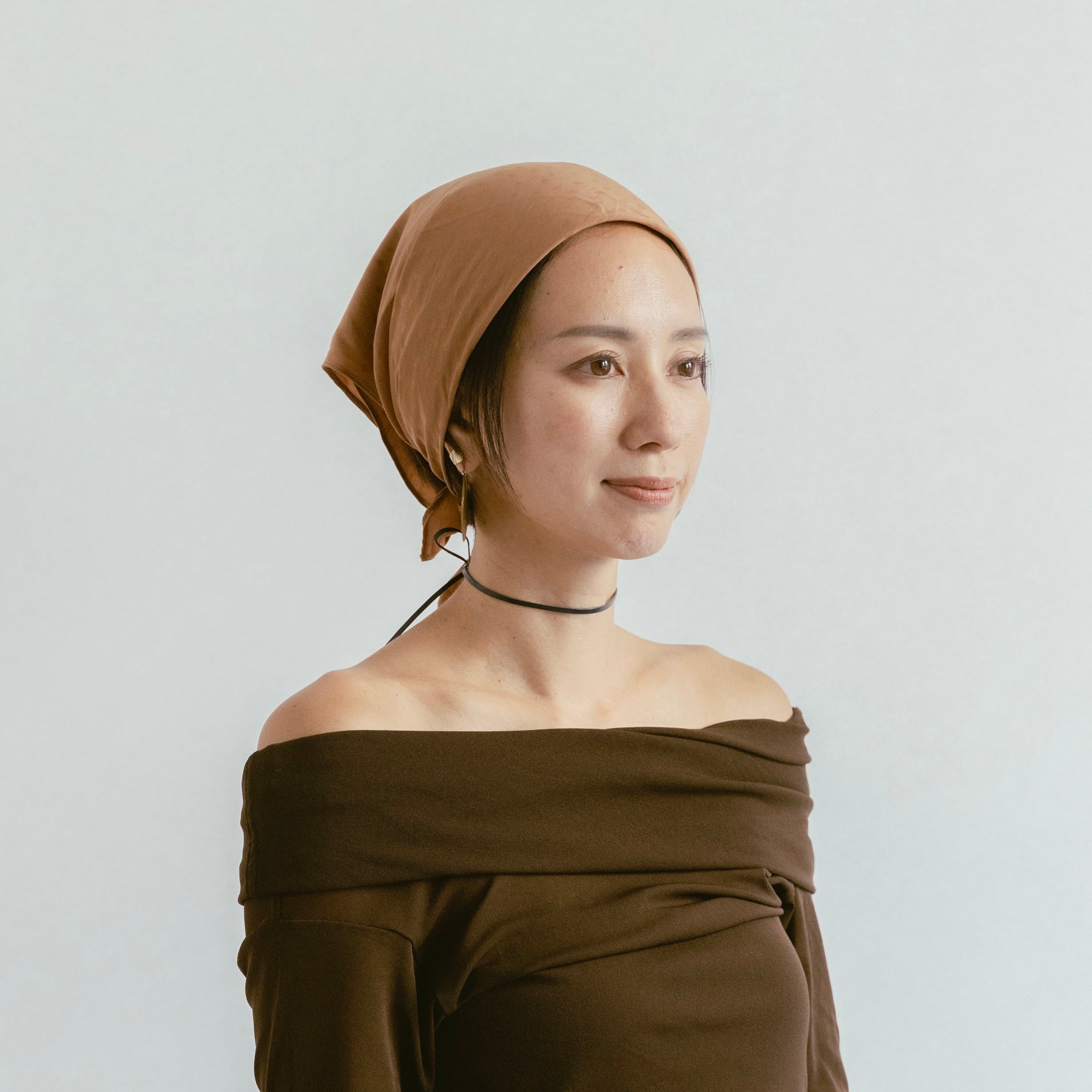 Dot Satin Scarf