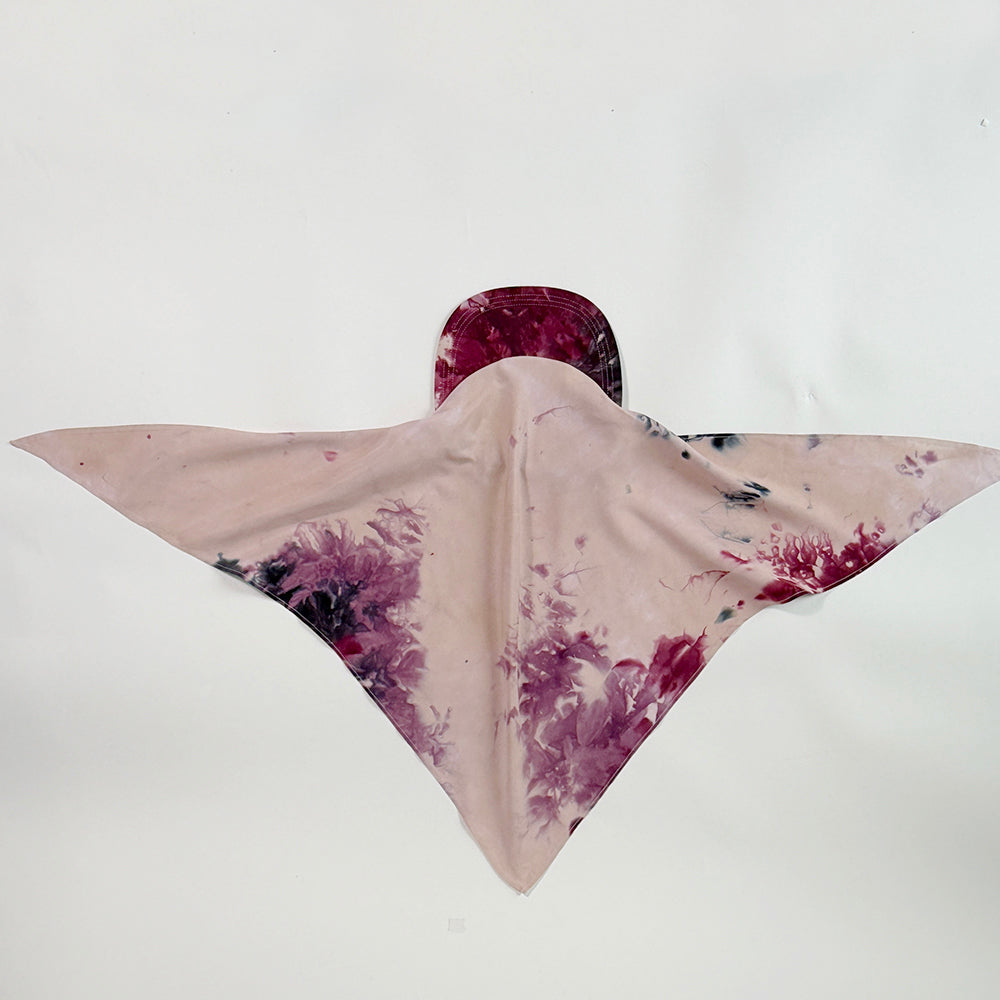 "HANAKAGE" Scarf Cap PInk 2